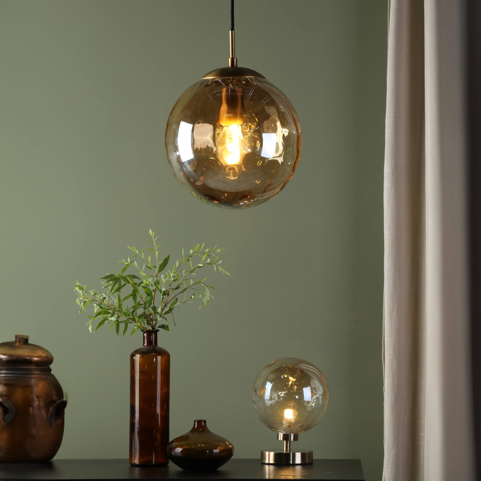 Ripple Single Light Pendant - Various Finishes