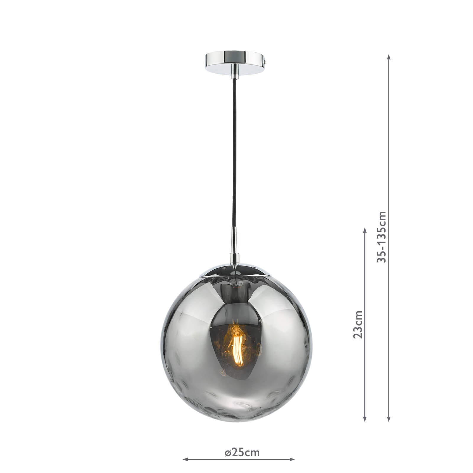 Ripple Single Light Pendant - Various Finishes