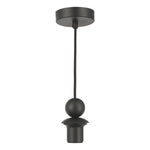 1 Light  E27 Matt Black/ Satin Brass Suspension Kits