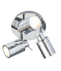 Scorpius 3Lt Plate Spotlight IP44 - Various Finishes