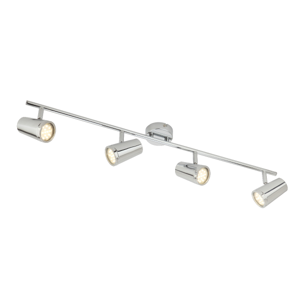 Freya 4Lt Bar Spotlight IP44 - Chrome