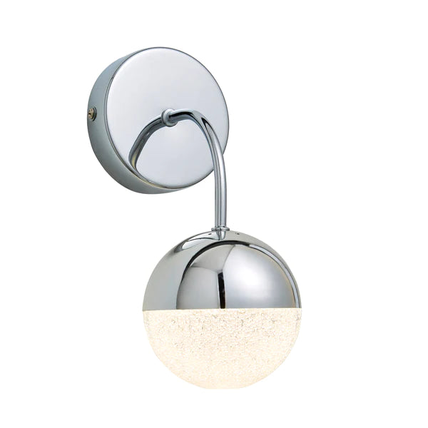 Rhodes 2/1lt LED Wall Light Chrome
