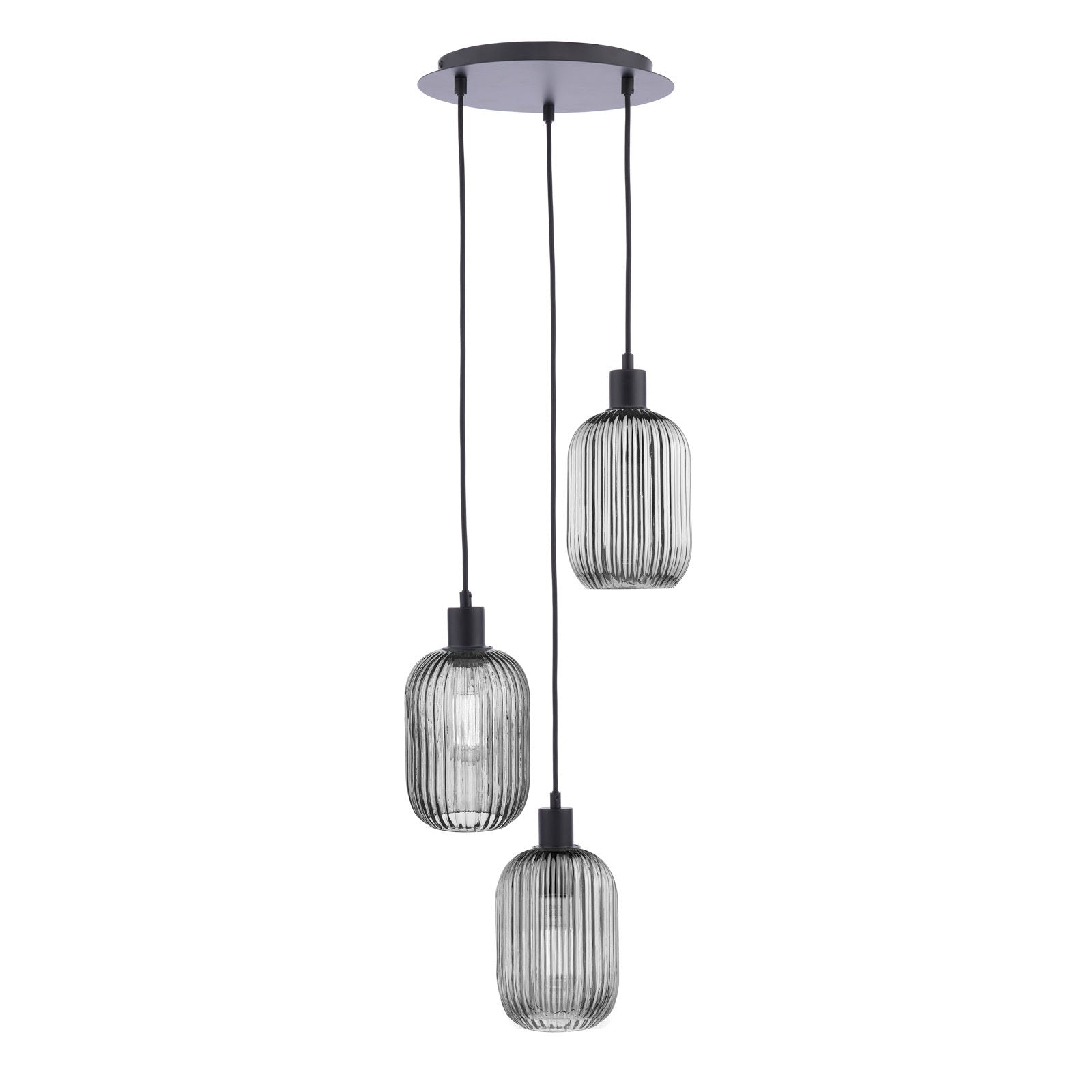 Racimo 3 Light Cluster Pendant In Various Finishes E27