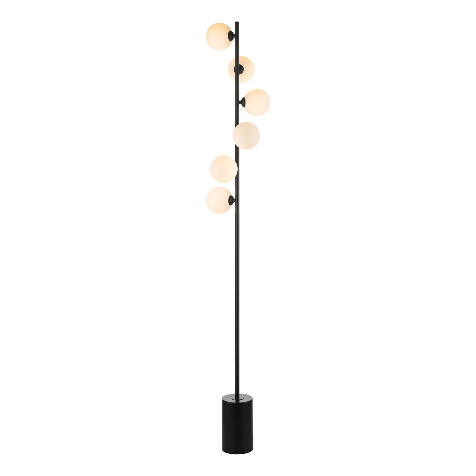 Spiral 6Lt Floor Lamp G9 Various Types & Various Finishes