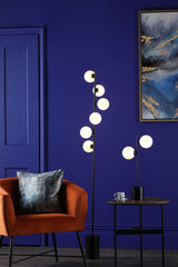 Spiral 6Lt Floor Lamp G9 Various Types & Various Finishes