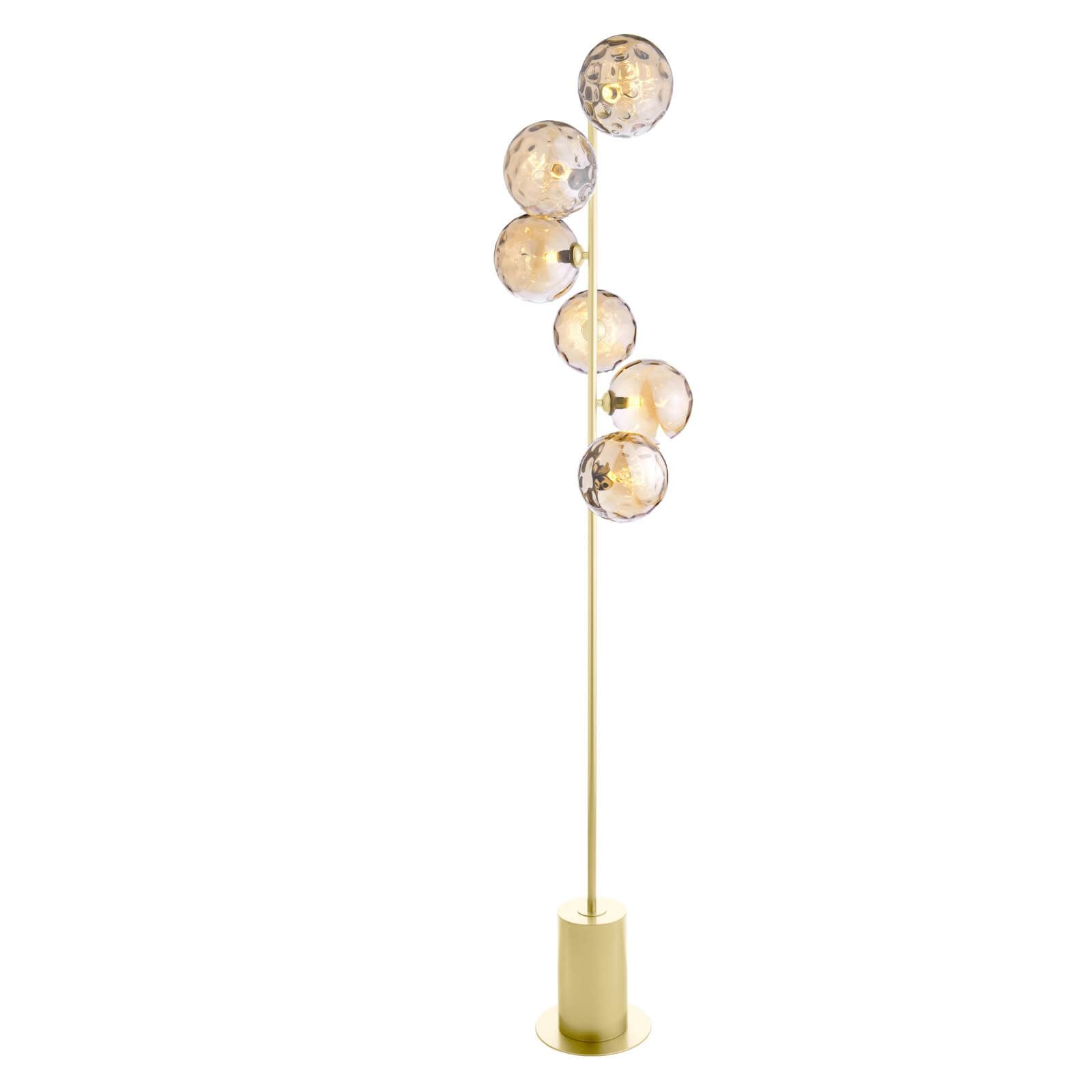 Spiral 6Lt Floor Lamp G9 Various Types & Various Finishes