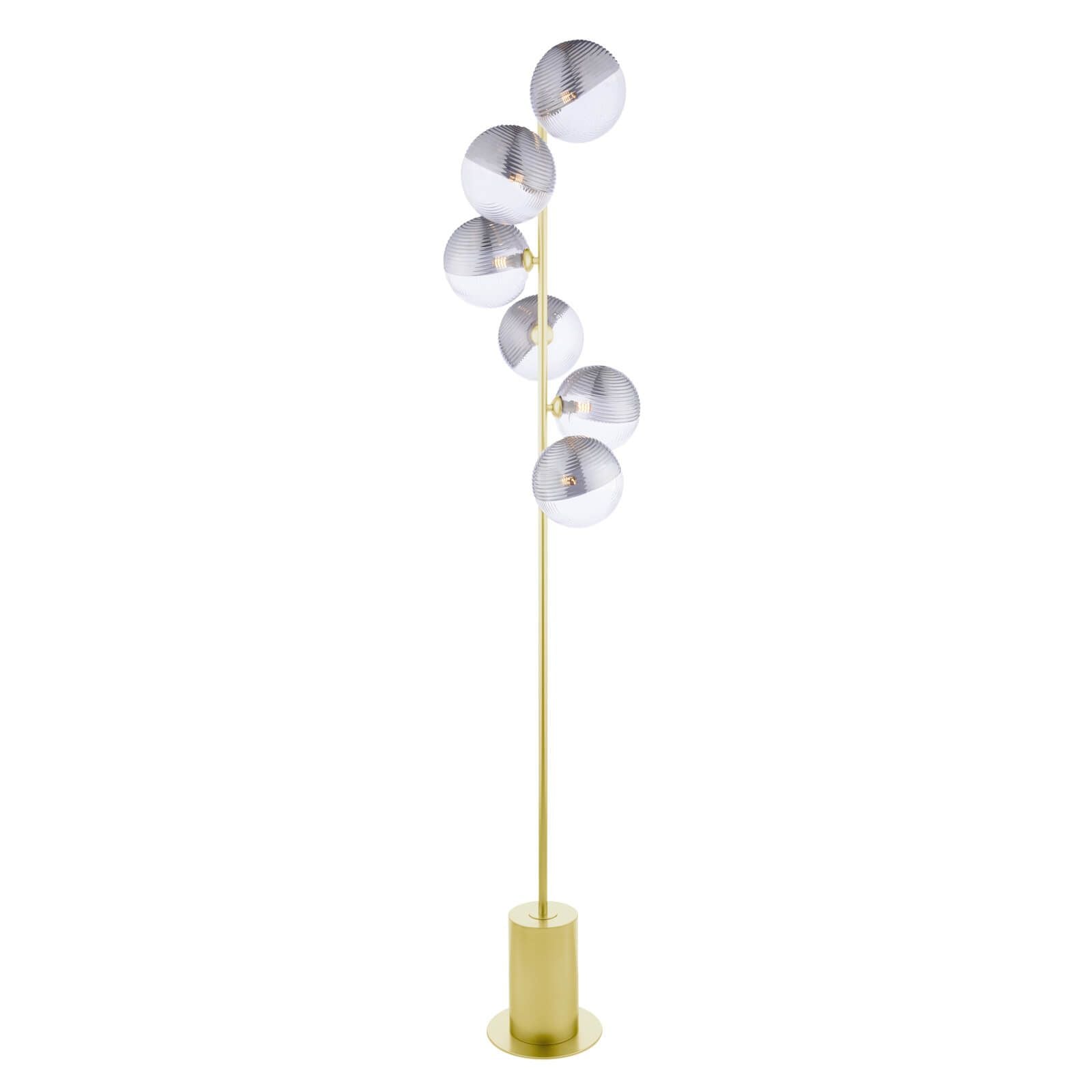 Spiral 6Lt Floor Lamp G9 Various Types & Various Finishes