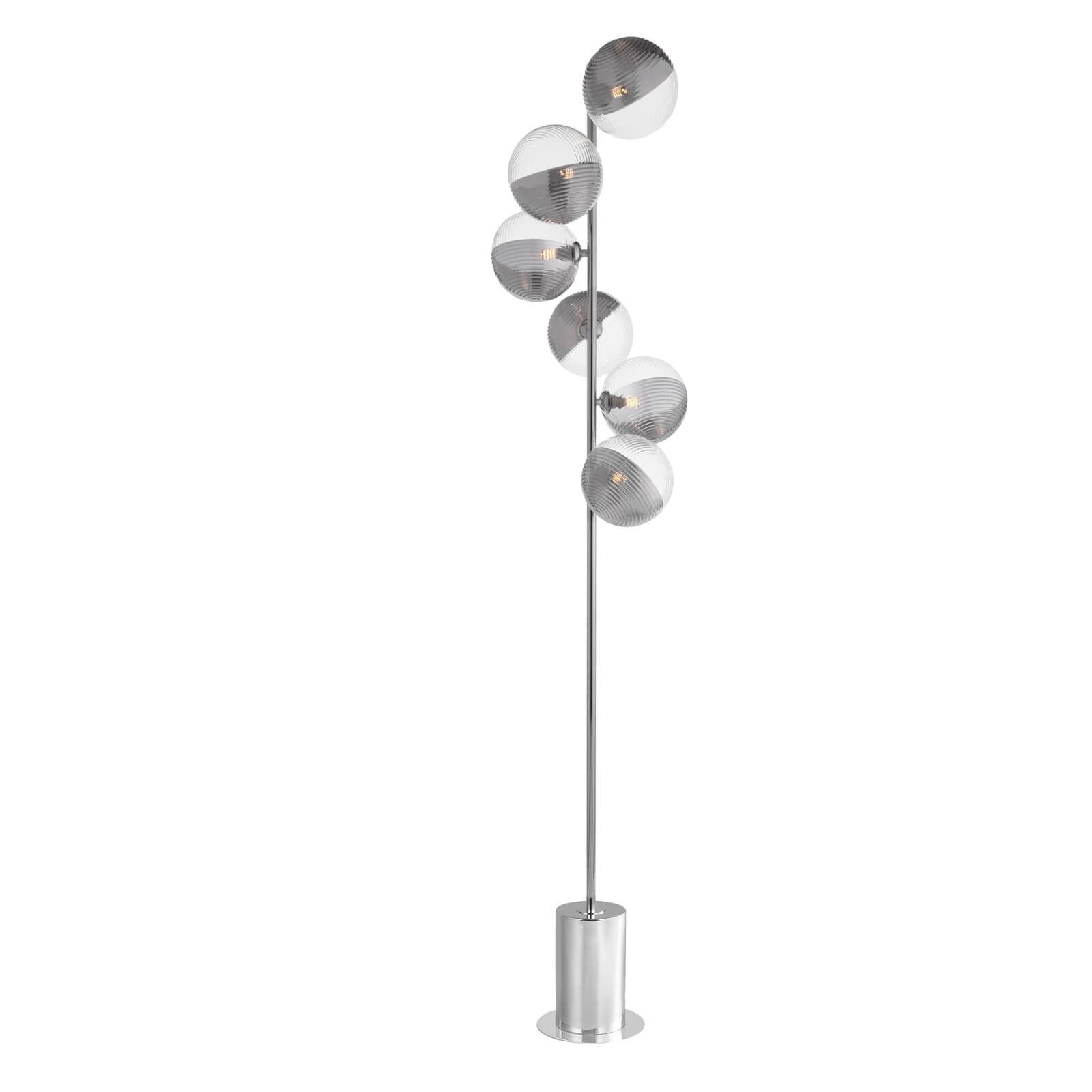 Spiral 6Lt Floor Lamp G9 Various Types & Various Finishes