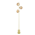 Spiral 3Lt Floor Lamp G9 Various Types & Various Finishes