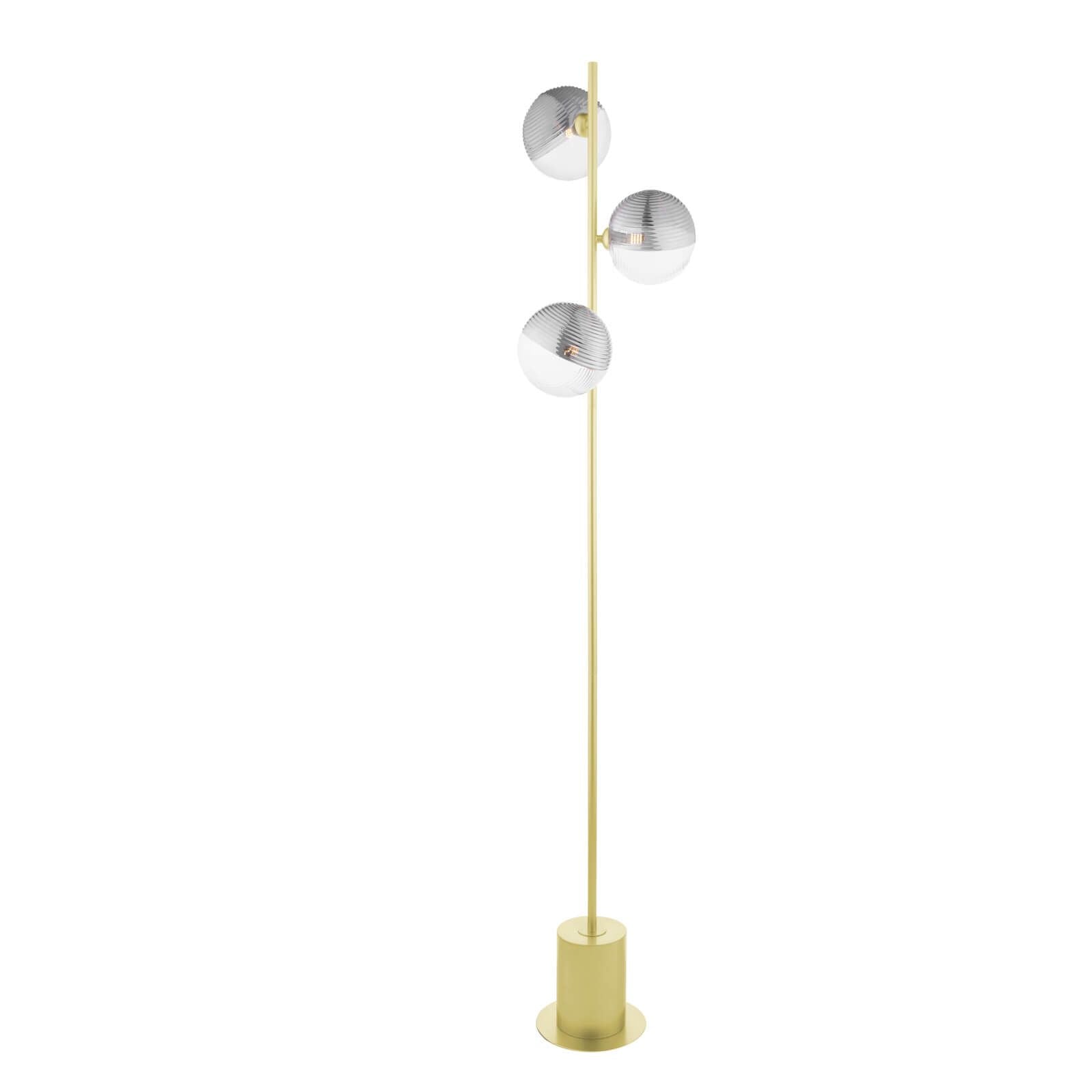 Spiral 3Lt Floor Lamp G9 Various Types & Various Finishes