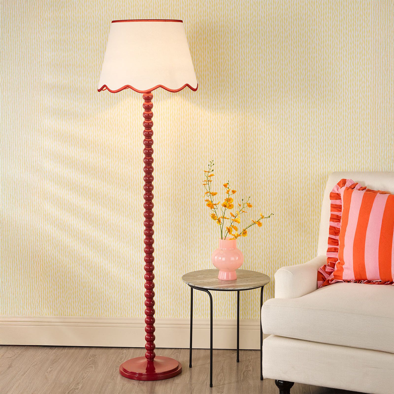 Spool Floor Lamp- Various Finishes
