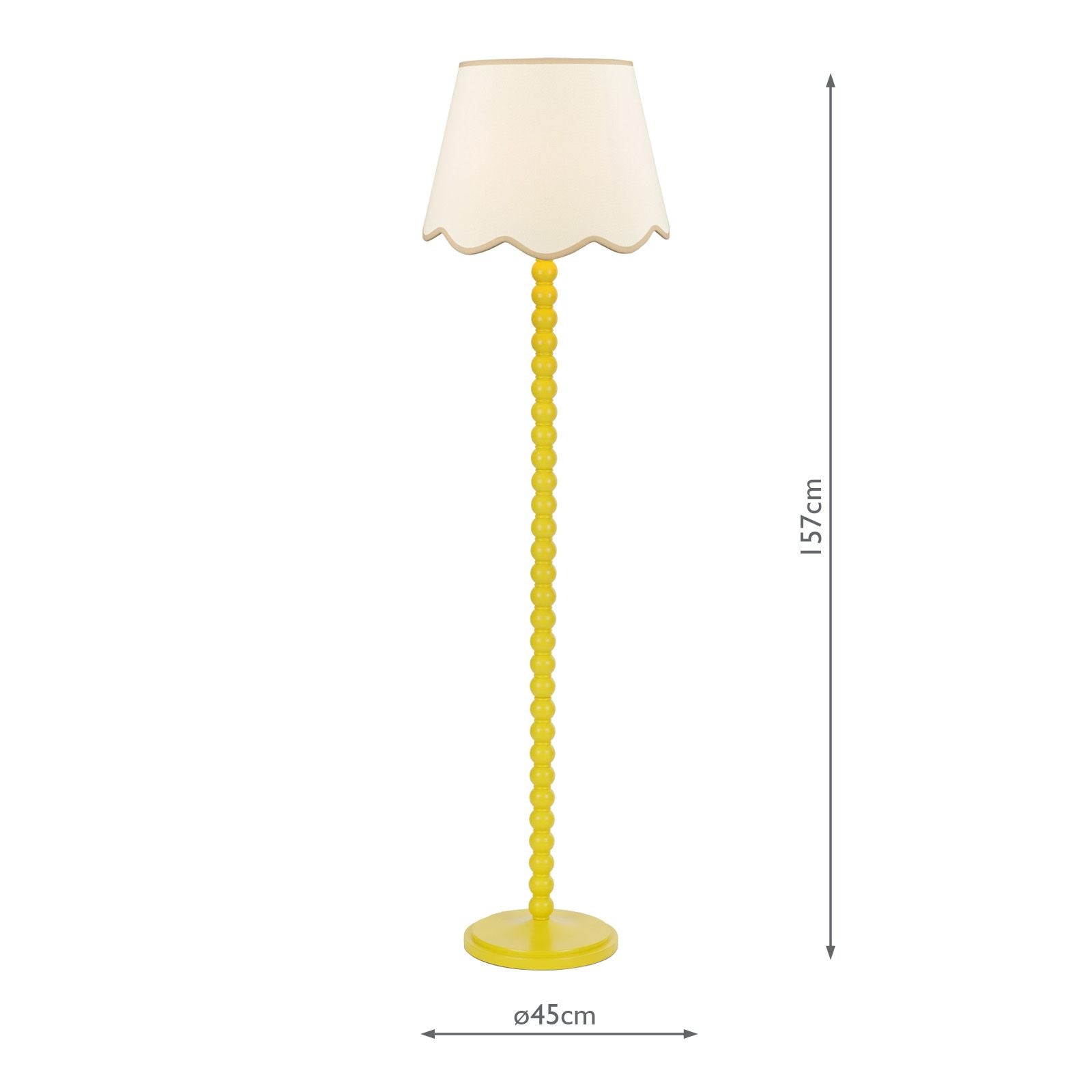 Spool Floor Lamp- Various Finishes