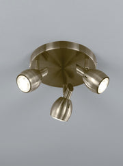 Tivoli 3Lt Plate Spotlight - Bronze