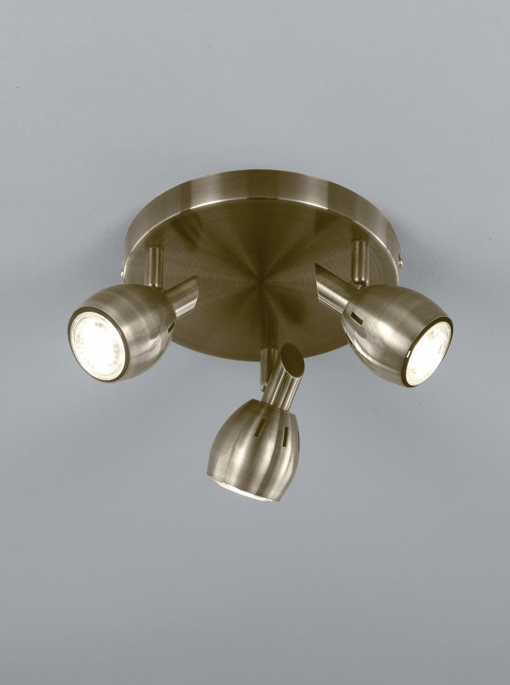 Tivoli 3Lt Plate Spotlight - Bronze