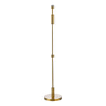 Sylvester Floor Lamp Antique Brass and Glass- Base Only