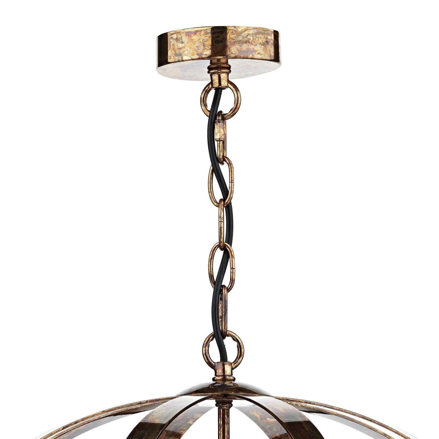 Symbol 3 Light Fitting - Satin Chrome/Petrol Chrome Finish