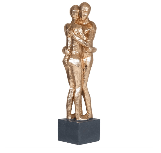 Couple Hugging Sculpture