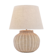 Fernhill Table Lamp- Matt Cream With Shade