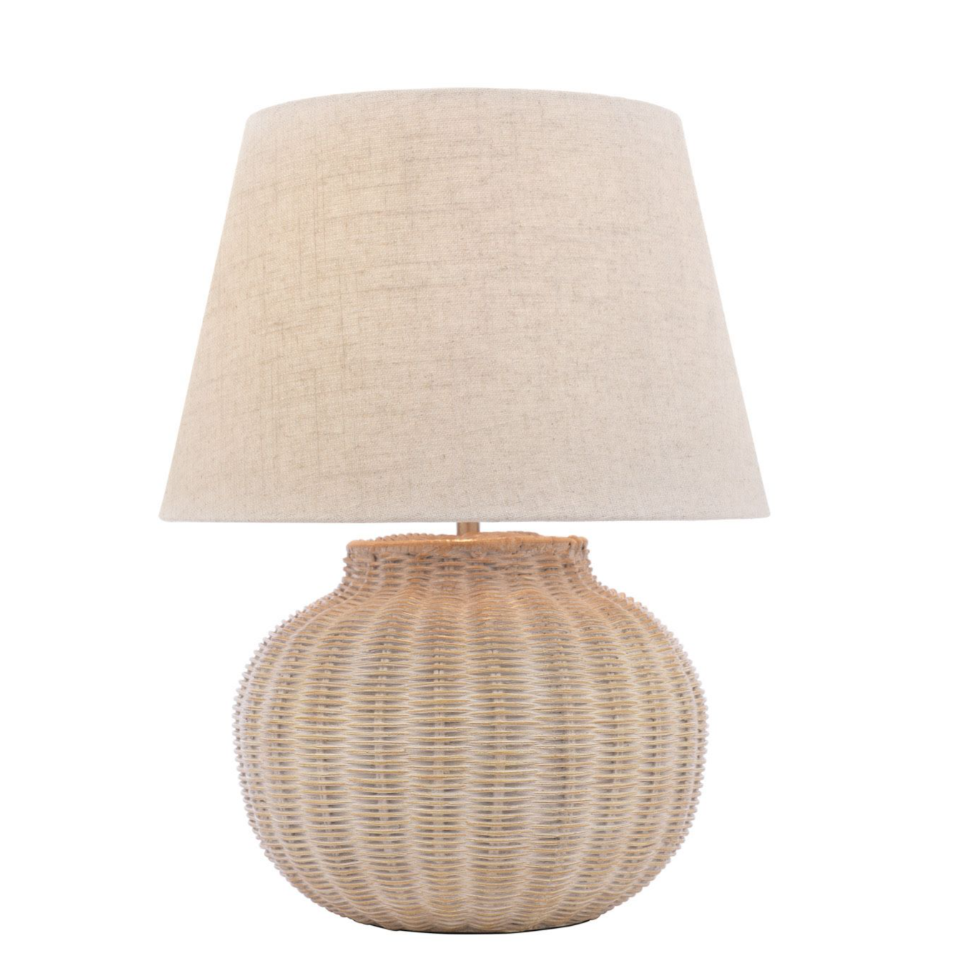 Fernhill Table Lamp- Matt Cream With Shade