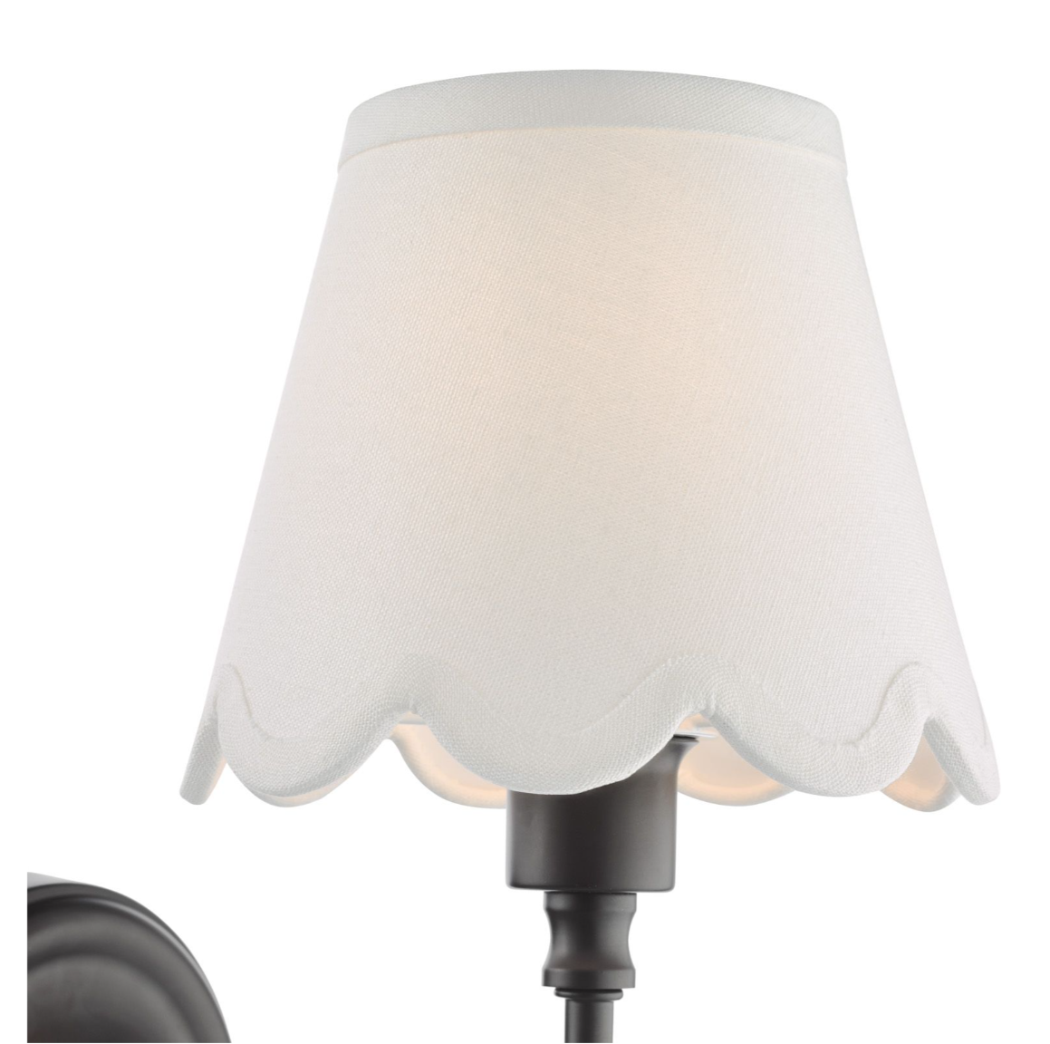 Padme Wall Light- Matt Black With White & Blue Shades