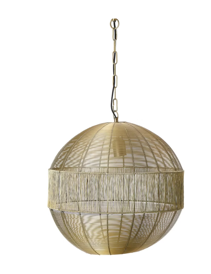 Pilka Hanging lamp Ø45x47 cm  light gold - Promotional Offer