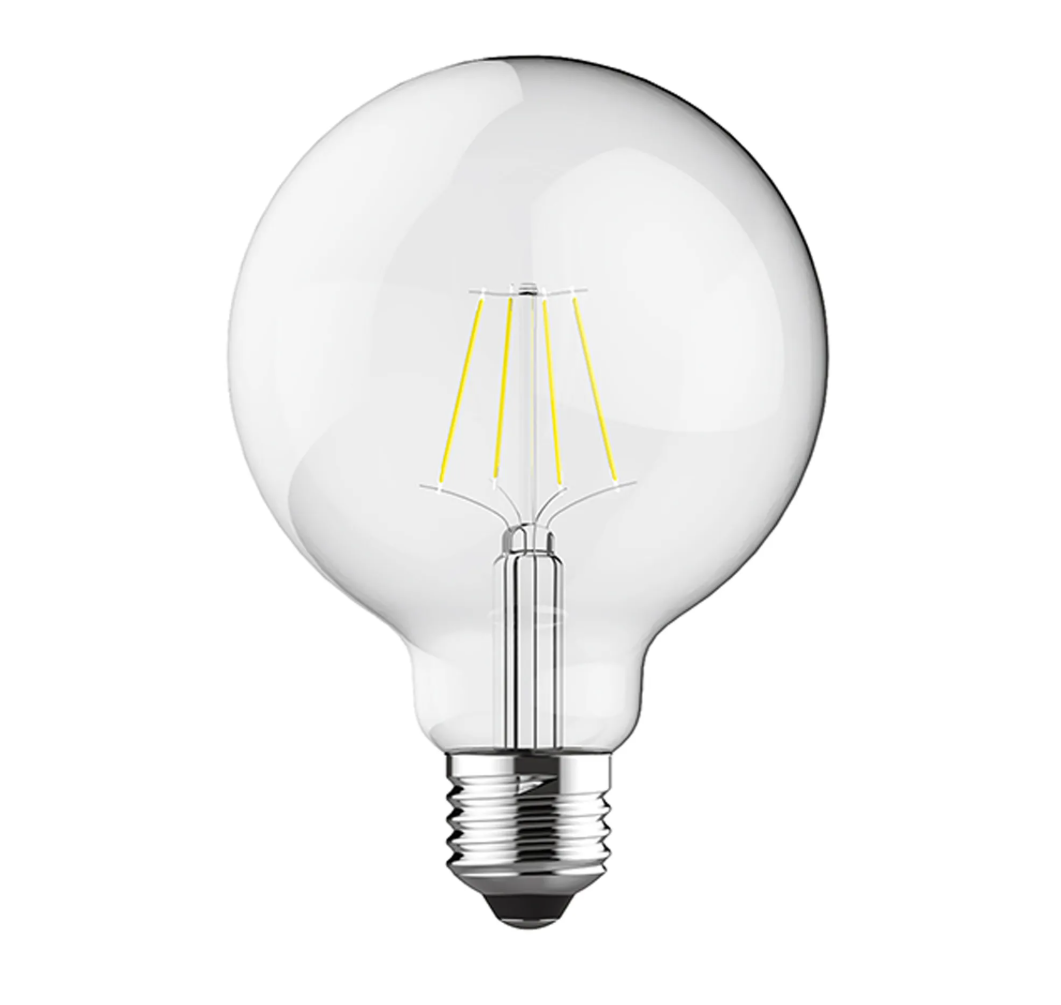 E27 95mm LED Globe Bulb- Various Colours