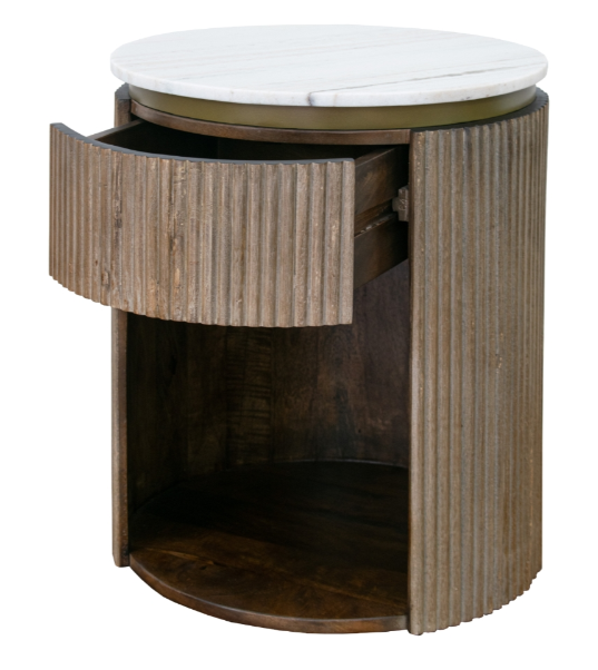 Maigue 1 Drawer Side Table