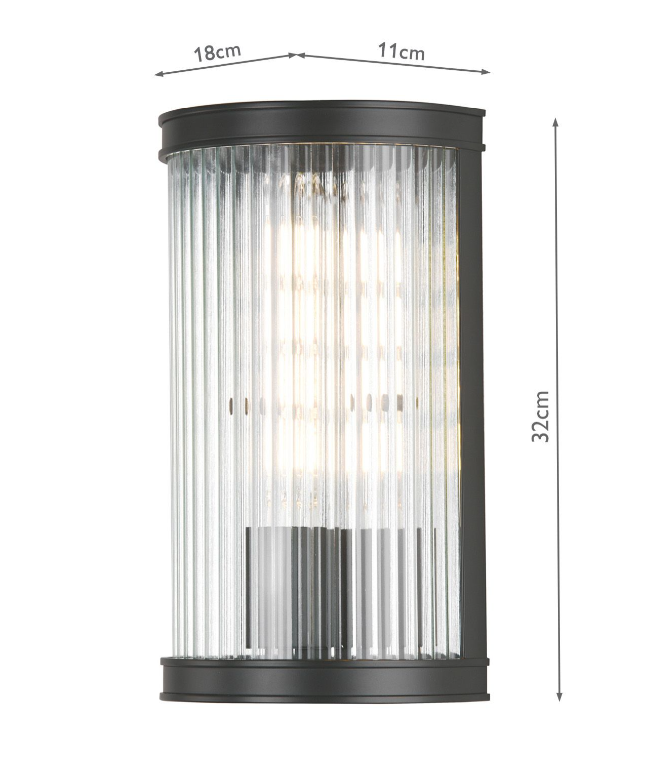 Bianka Wall Light- Black/ Bronze Finish