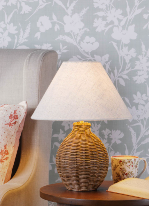 Fernhill Table Lamp Antique Brown With Shade