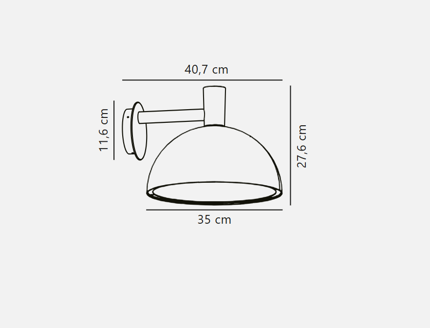 Akri Wall Light- Black/ Galvanized