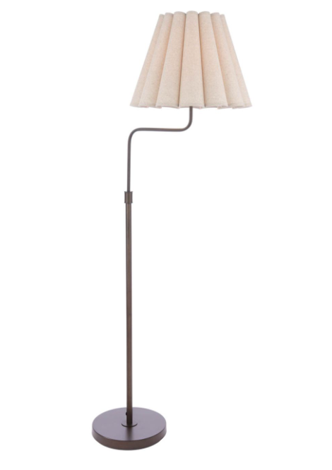 Holwell Floor Lamp Antique Bronze With Shade