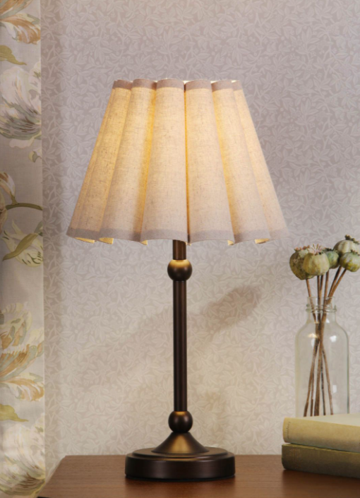 Holwell Table Lamp Antique Bronze With Shade