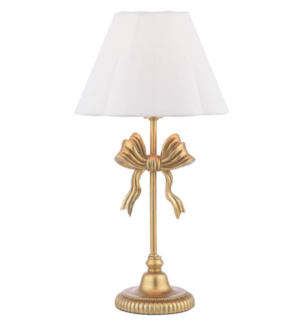 Larkfield Table Lamp Antique Gold With Shade