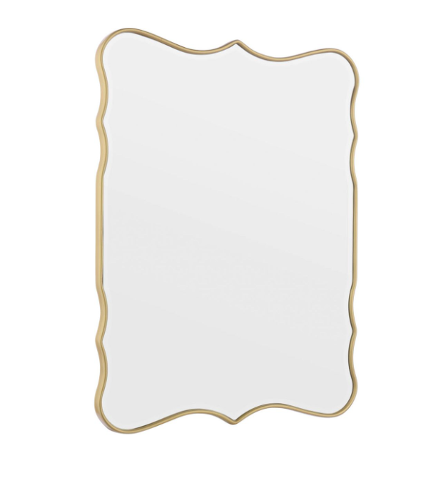 Medora Mirror Matt Gold 64.5 X 49.5cm