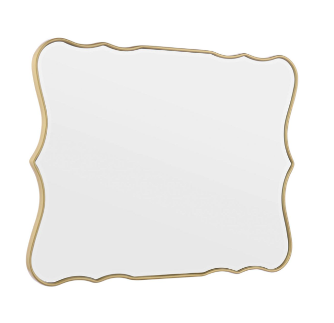 Medora Mirror Matt Gold 64.5 X 49.5cm