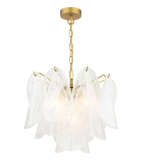 Stannington 4 Light Pendant Matt Antique Brass and White Glass