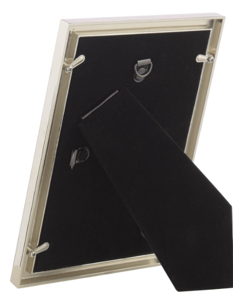 Whitford Photo Frame Polished Nickel and Pink 4" x 6"