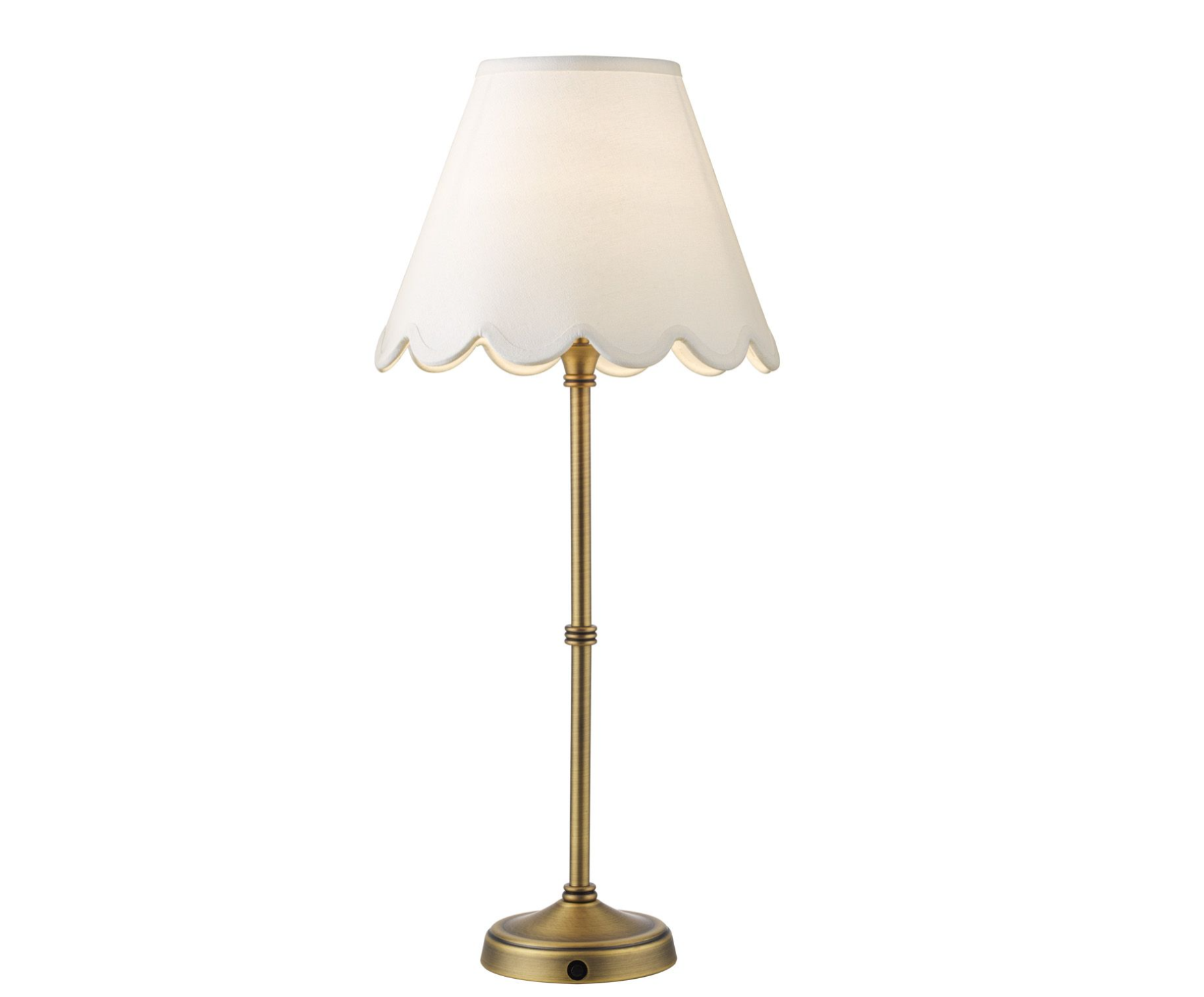 Dahl Rechargeable Table Lamp Complete With Shade- Various Finishes