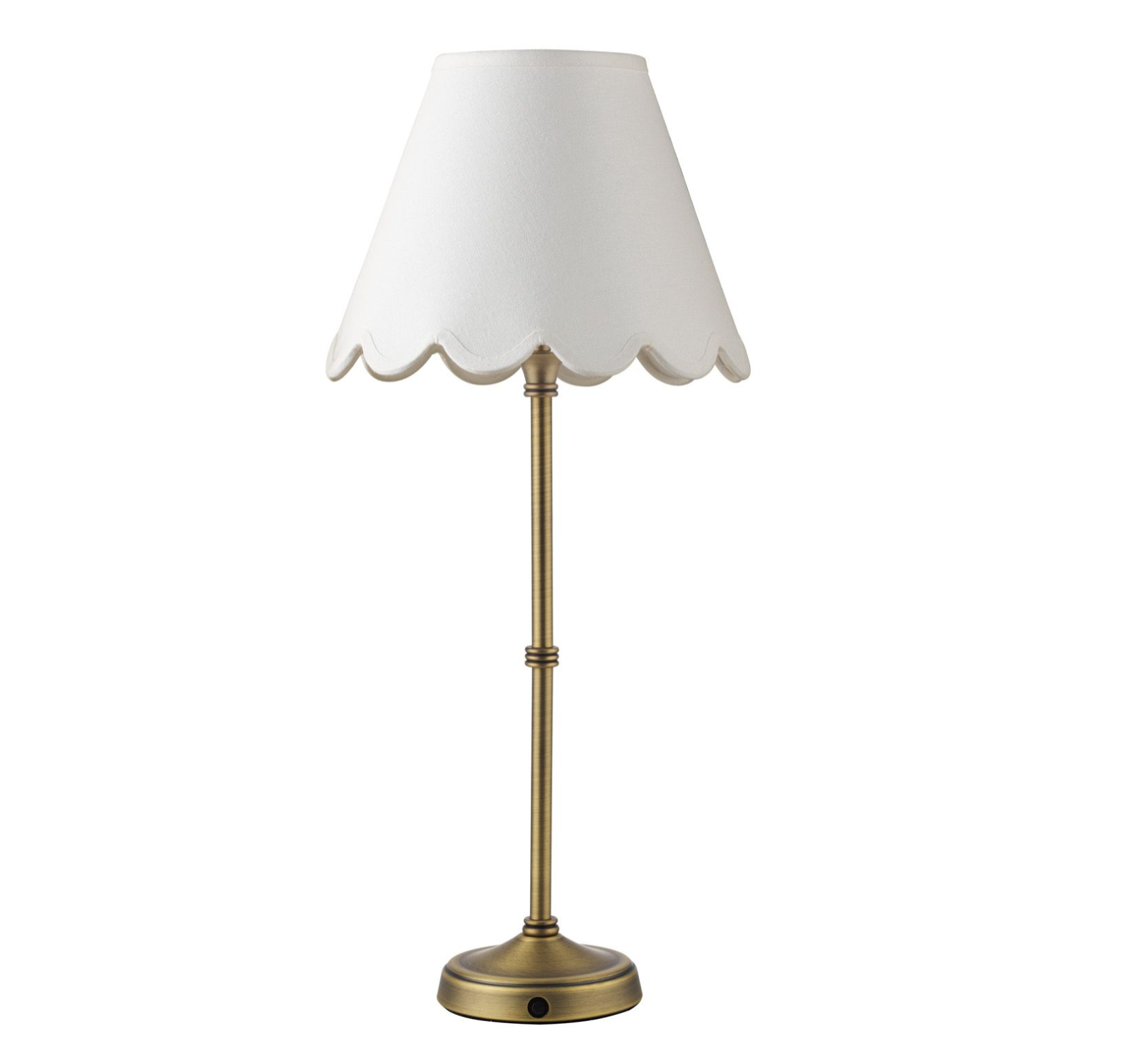 Dahl Rechargeable Table Lamp Complete With Shade- Various Finishes