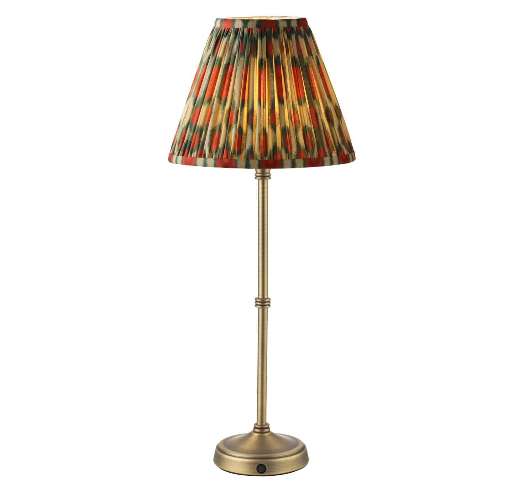 Dahl Rechargeable Table Lamp Complete With Shade- Various Finishes