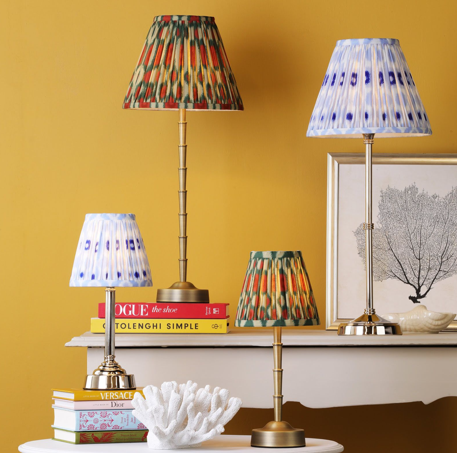 Dahl Rechargeable Table Lamp Complete With Shade- Various Finishes