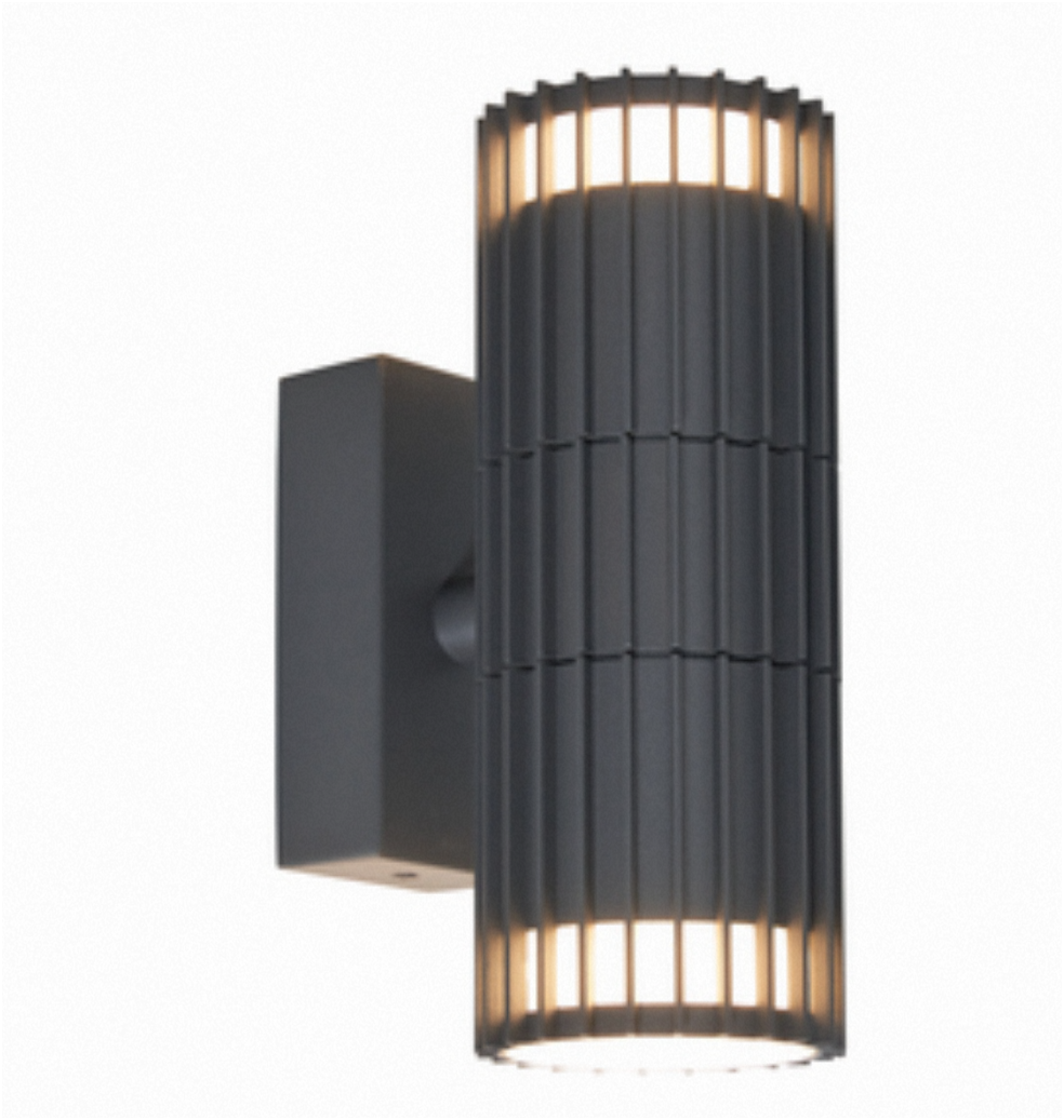 Muto Up Down Wall Light- Black/ Anthracite