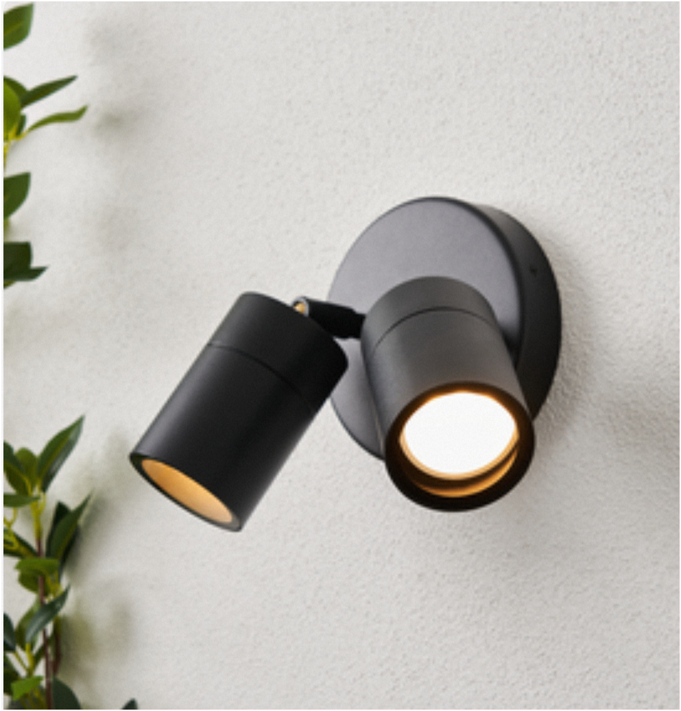 Leto 1/2lt Outdoor Wall Light- Various Finishes