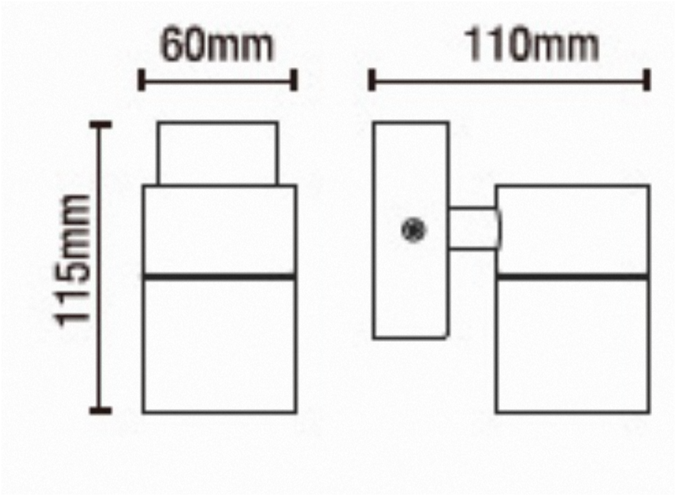 Leto IP65 Downlight PhotoCell- Various Colours