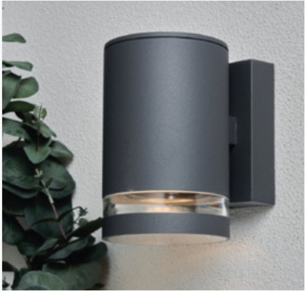 Lens Outdoor Up Down Wall Light