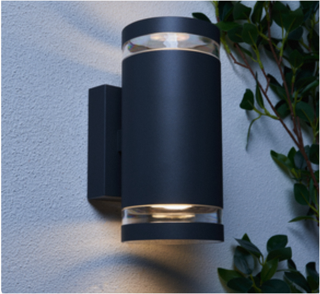 Lens Outdoor Up Down Wall Light