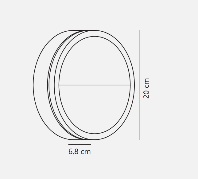 Ava Smart Ceiling/ Wall light- Black/ Grey Finish