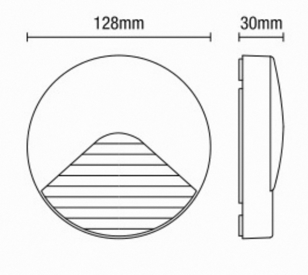 Breez LED Surface Brick Wall Light- Anthracite