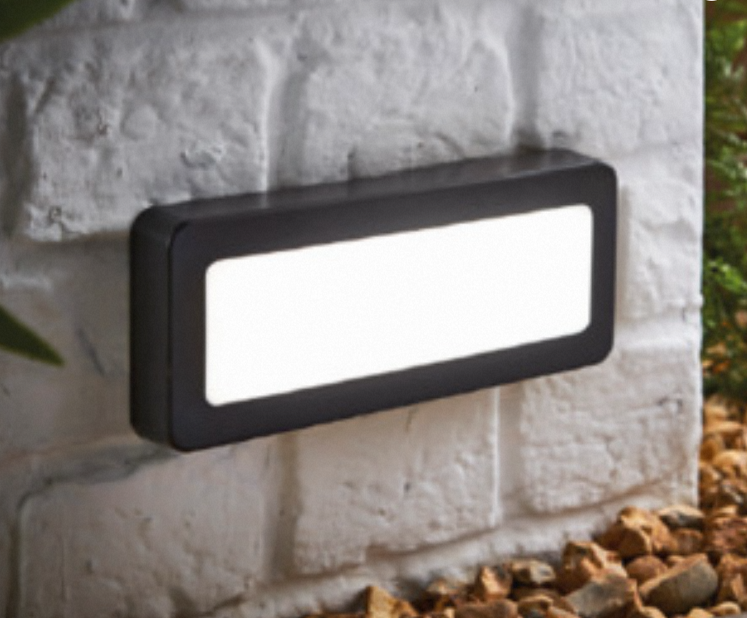 Breez LED Surface Brick Wall Light- Anthracite
