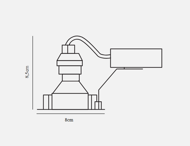 Tip Downlight- Galvanized